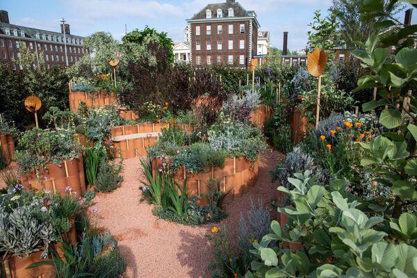 The award-winning World Child Cancer Nurturing Garden, designed by Giulio Giorgi.